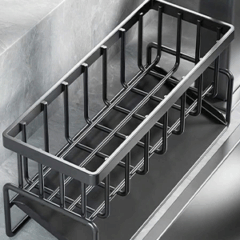 Küchen-Ablage Karbonstahl, Multifunktional (Ohne Bohren)