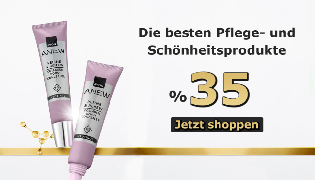 Avon Rabatt: bis -35% auf ausgewählte Super Angebote